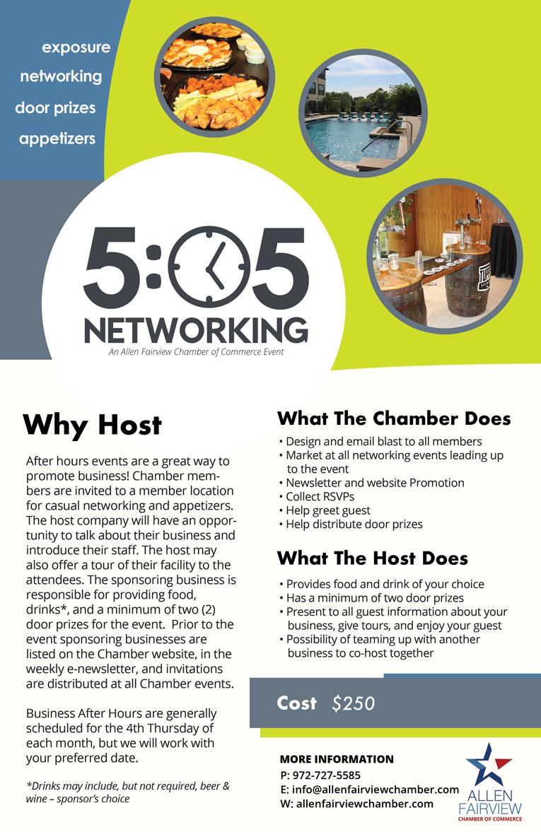 5:05 Networking- Heritage Ranch Golf and Country Club