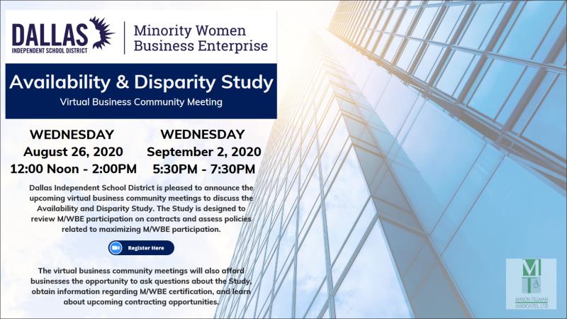 DISD Minority Women Business Enterprise